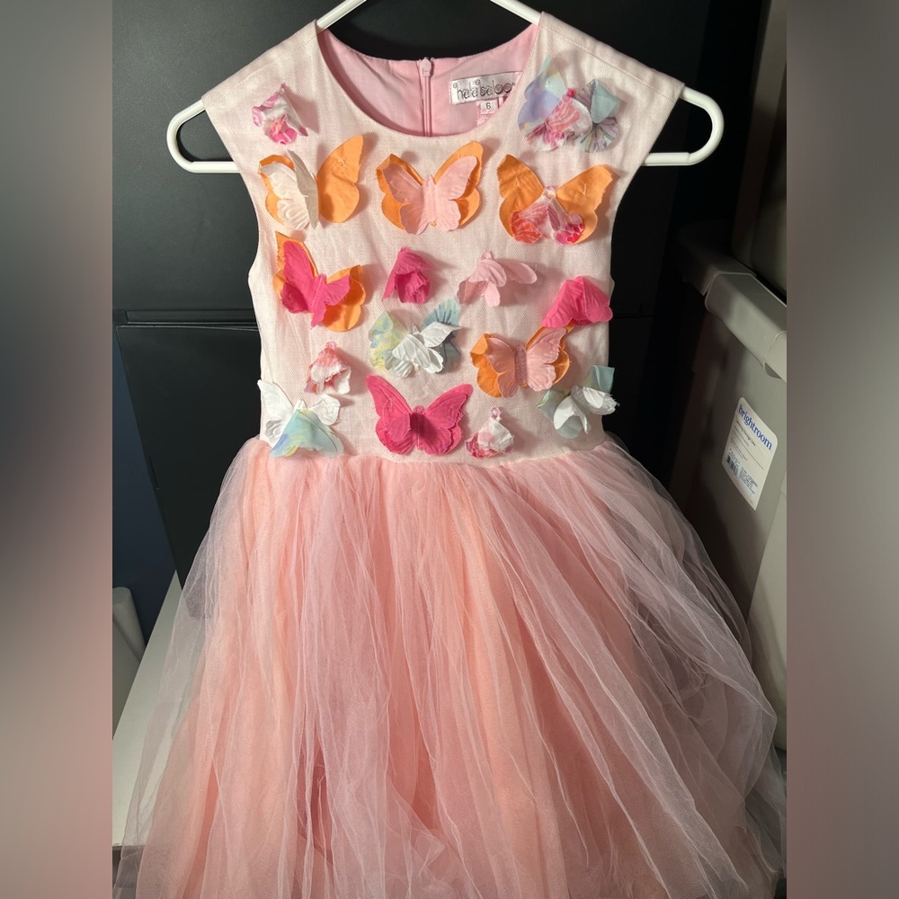 Halabaloo Butterfly Bodice and tulle skirt dress size 6. Great condition